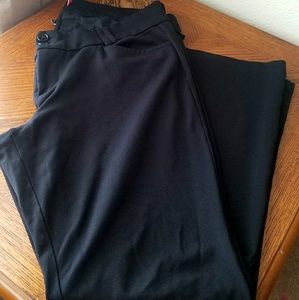 Torrid 18T Plus Size Straight Leg Black Pants